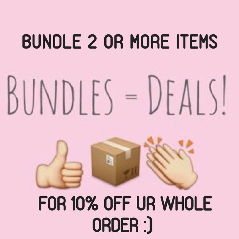 Bundle your likes (2+) and i’ll send you an offer!